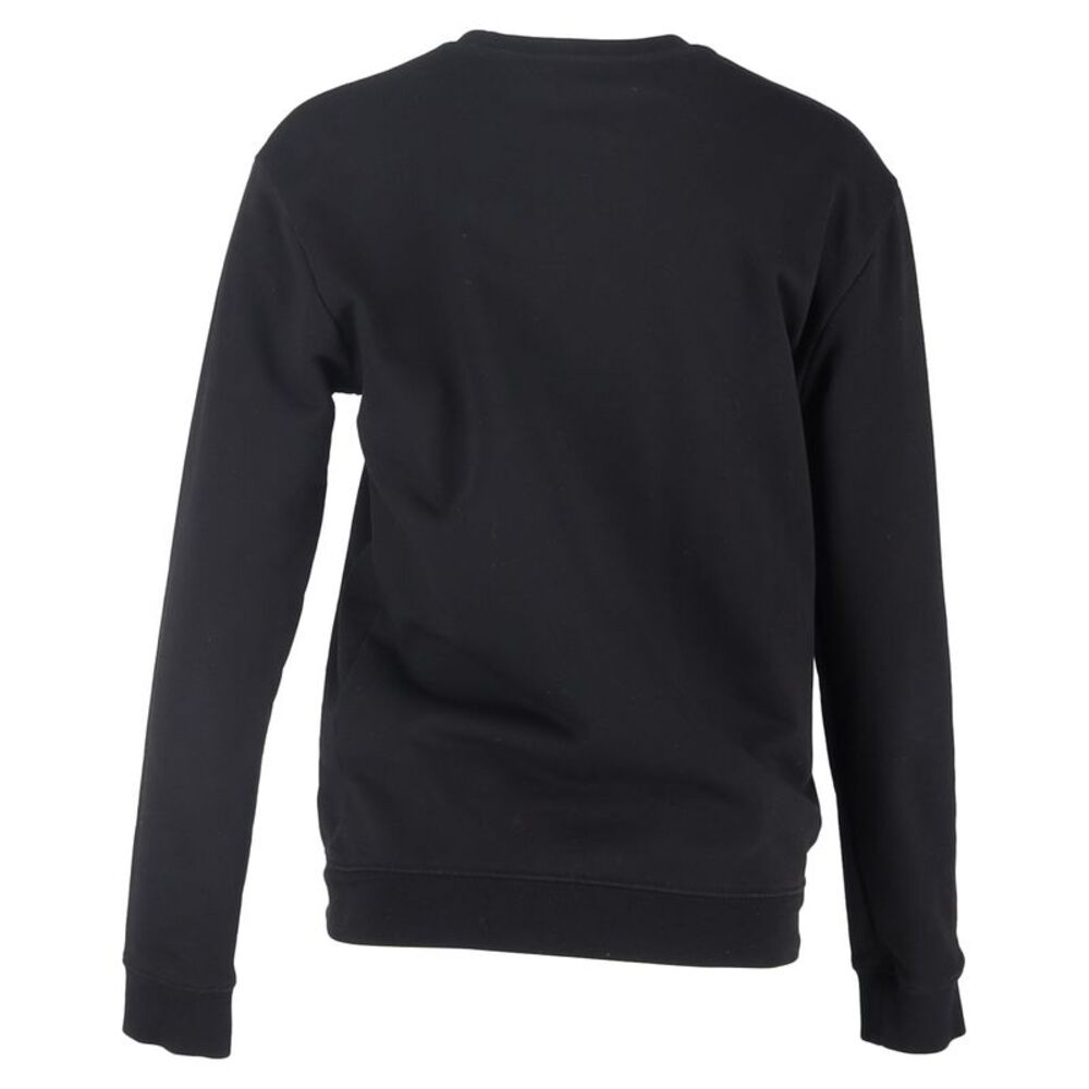 MCQ Velvet Logo Jumper in Black Cotton